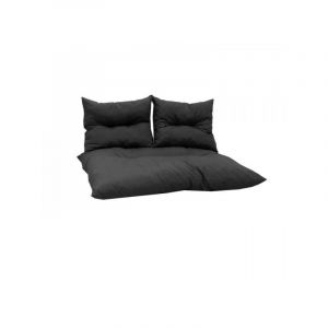 Jardin prive Kit palette classic Matelas ardoise 2 coussins dossier