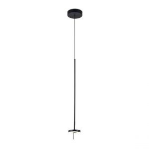 Led C4 Grok Lighting - Grok Invisible - Suspension LED Plafonnier Noir Mat Coupe Phase Gradation 765lm 2700K