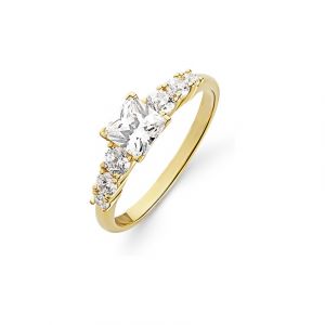 FAVS Bague pour femme 89163307 375 Or jaune