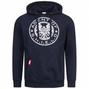 MARVEL Agents of S.H.I.E.L.D. Hommes Sweat à capuche FBMHS663NVY