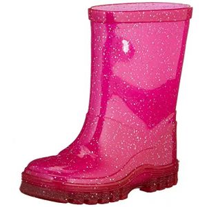 Beck Fille Glitzer Botte de pluie, Rose, 35 EU