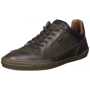 Image de Kickers Jungle, Basket Homme, Marron Fonce, 43 EU