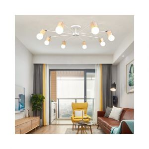 WeWoo Lampe Suspendue Luminaire Salon Salle De S&eacute;jour Simple, Atmosph&egrave;re Moderne, Maison, Chambre, Plafonnier Style Macaron &agrave; Le - 263231