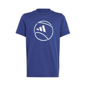 Adidas Tshirt AEROREADY Graphic Bleu - Taille 7-8 Ans
