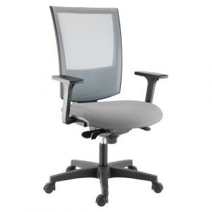 Otto Office Chaise d'atelier en tissu avec repose-pieds