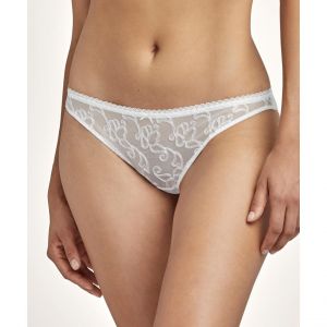 Aubade Culotte échancrée Mini-coeur POUR TOUJOURS Blanc