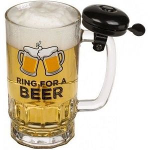 Chope de Bi&egrave;re avec Sonnette verre 500 ml