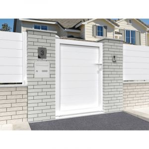 Portillon plein Blanc L 1000 x H 1865 mm