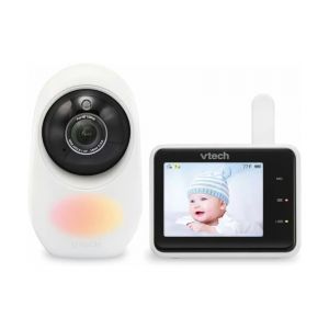 Vtech Babyphone vidéo RM2751 avec veilleuse et écran LCD 2,8" - Blanc