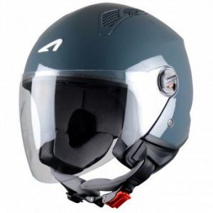 Image de Astone Casque Jet Minijet Monocolor gris foncé gloss - XL