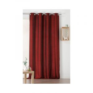 LINDER Rideau d&eacute;polluant rouge herm&egrave;s