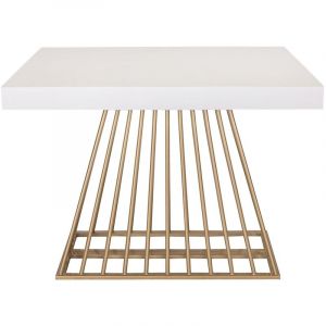 Image de Declikdeco Table extensible Bois Blanc EXTENSO