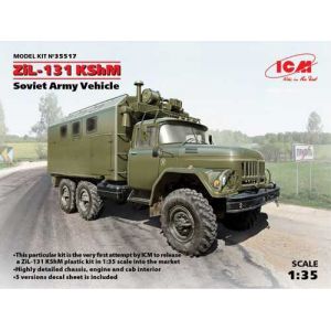 ICM Zil-131 Kshm,soviet Army Vehicle - 1:35e