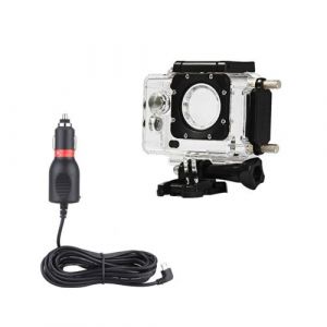 SJCAM Original SJ4000 SJ4000 Wi-Fi SJ4000 + boîtier étanche avec chargeur intégré 12-38 V pour moto