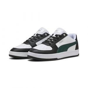 Puma Mixte CAVEN 2.0 Basket, White-Dark Myrtle Black, 45 EU