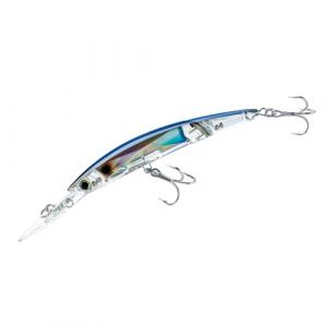 Yo-zuri Crystal 3D Minnow Deep Diver articulé Leurre, Bleu/argenté, 5-1/4 inches