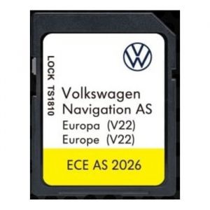 Volkswagen Carte SD Navigation GPS Europe - v24 ESO 2025 - compatible avec VW Discovery Pro (MIB2 HIGH)