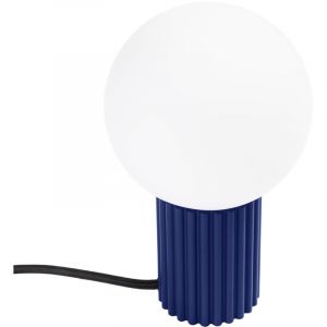 Sollux - Lampe de bureau Halo aluminium/verre 1xG9 12cm
