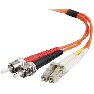 C2g 85272 - Câble de brassage à fibre monomodale LC/ST Duplex 62.5/125 2 m