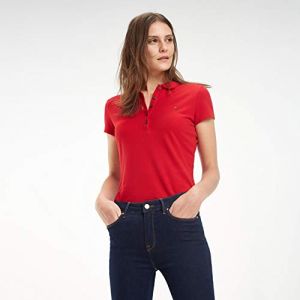 Tommy Hilfiger Polo à manches courtes Rouge - Taille 34