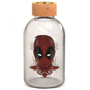 Bouteille (Petite) STOR Deadpool En Verre Réutilisable