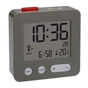 TFA Dostmann Funkwecker digital, anthrazit
