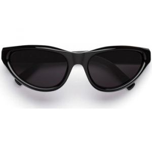 MARNI Unisex Mavericks Black FA7 Lunettes de soleil Acétate Noir Gris Enveloppant Normale