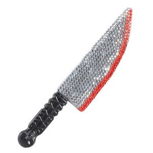 Ruedelafete Couteau de cuisine avec strass 37cm