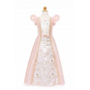 Robe ienne Rose Et Blanc Taille 104 116cm Neuf