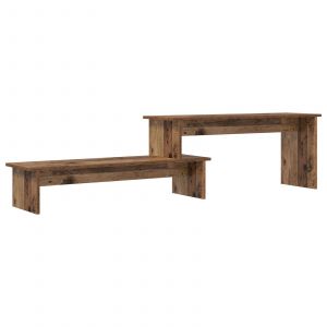 VidaXL Meuble Tv Bois Ancien 180 X 30 X 43 Cm Bois D'ing&eacute;nierie