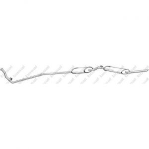 Bosal Silencieux intermédiaire 294-461