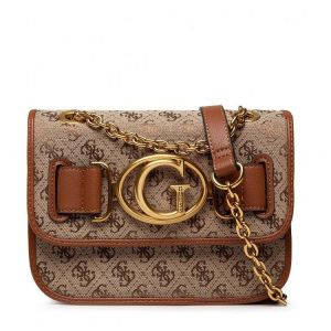 Image de Guess Sac à bandoulière 'AILEEN' cognac / marron / noisette / or - Couleur Cognac / Marron / Noisette / Or - Taille One Size