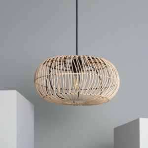 Ledkia - Suspension Rotin Arawa Viringo Naturel - Naturel