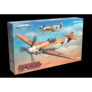 Eduard Maquette : 1/72 ; AFRIKA DUAL COMBO Kit en édition limitée du chasseur allemand Bf 109 de la Seconde Guerre mondiale en versions F - Maquette