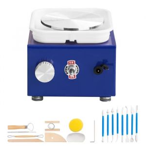 Tour De Potier-Duoku-10 Cm 30 W-Outils De Sculpture En C&eacute;ramique Avec Tablier-Double Platine