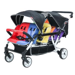 Familidoo Poussette 6 places Lidoo H6E MULTICOLORE