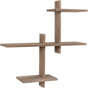 Altobuy - geoni - Etagère Murale 3 Niveaux en Pin Massif