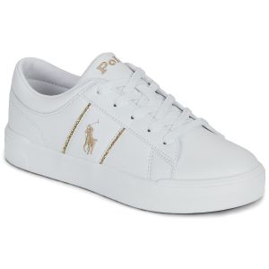Ralph Lauren Baskets Frazier II blanc dor&eacute; enfant - 36