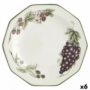 Churchill Assiette À Dessert Victorian Céramique Vaisselle (Ø 20,5 Cm) (6 Unités)