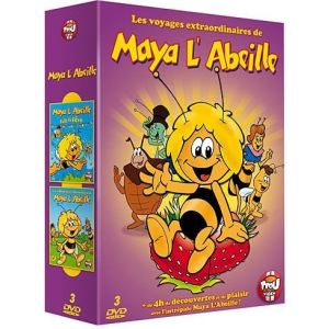 Coffret Les Voyages extraordinaires de Maya l'Abeille - Maya l'Abeille fait la fête + Les fabuleuses rencontres de Maya l'Abeille