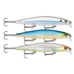 Rapala Shadow Rap Shad un leurre eau douce flottant imitant parfaitement un poisson en détresse, pour les truites, saumons, perches, sandres black bass et brochets 11cm,13g Moss Back Shiner