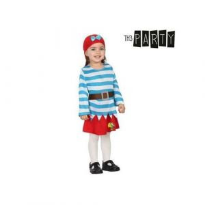 AC-D&eacute;co D&eacute;guisement pirate - 0-6 mois - Bleu/Rouge - B&eacute;b&eacute; - Livraison gratuite - Bleu