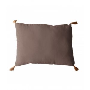 Homemaison Coussin à pompoms 50 x 70 cm