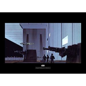 Komar Poster d`Art, 70cm x 50cm, Star Wars Classique RMQ Death Star Hangar - WB131-70x50