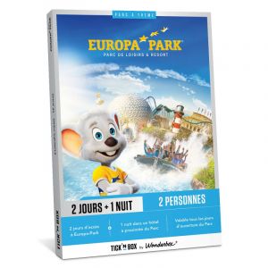 Image de Billets Europa-Park – Coffret cadeau Tick’nBox – 2 entrées pour une journée à Europa-Park + 1 nuit dans un hôtel à proximité du parc. Tick’nBox est re