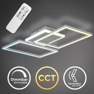 Image de Plafonnier led 40W pivotant cct variateur minuterie veilleuse télécommande