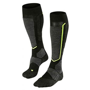Falke SB 2 - Chaussettes de ski taille 46-48, noir