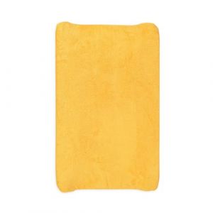 Ti TIN | Drap Housse pour Matelas ou Table à Langer pour Bébé, 50x80 cm | Draps housse Doux, Absorbant, Confortable et Réglable - 100% Microfibre - Couleur Unie Orange - 200 gr/m²