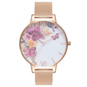 Image de Olivia burton Montre Femme Enchanted Garden Rose Gold & Rose Gold OB16EG82