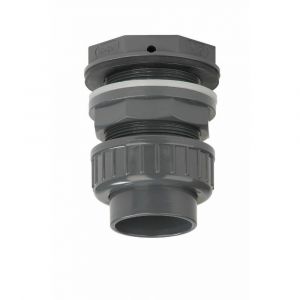 Travers&eacute; de paroi &oslash;32 mm avec union pour tuyau &oslash; 32 mm Jardiboutique JB STLIGV32F